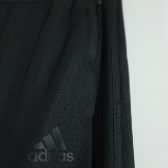 Adidas black aeroready jogger pants side zippers ankle size S - Picture 9 of 16